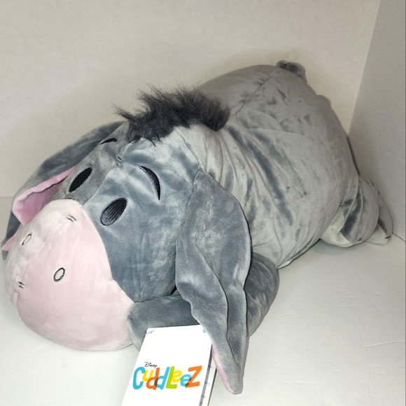 EEYORE 🫏 Dokey Disney Cuddleez Winnie the Pooh Character Huge Pillow NWT - Picture 1 of 6